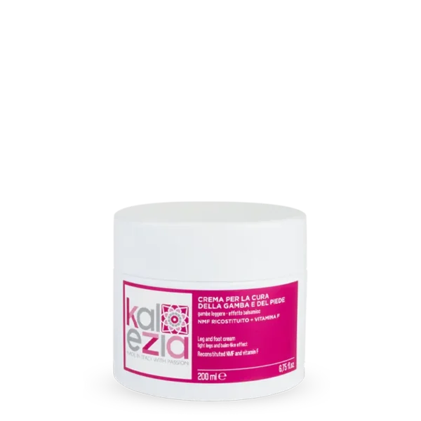 Crema per la cura della gamba e del piede